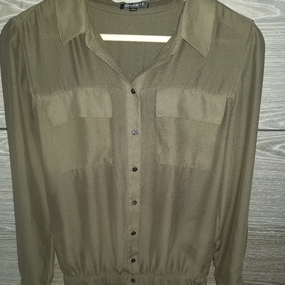 Green blouse - Picture 2 of 2